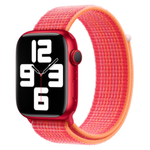 רצועה לשעון אפל 45 מ”מ מקורית Apple Watch RED Sprot Loop אדום 42/44/45 מ”מ