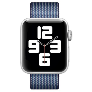 רצועה לשעון אפל 41 מ”מ מקורית Apple Watch Blue Woven Nylon כחול 38/40/41 מ”מ