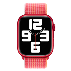 רצועה לשעון אפל 45 מ”מ מקורית Apple Watch RED Sprot Loop אדום 42/44/45 מ”מ