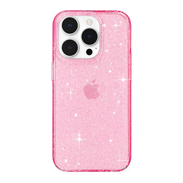 כיסוי לאייפון 13 פרו ורוד נצנץ דמוי Otterbox הכיסוי החזק בעולם Sol! מחיר מבצע לזמן מוגבל