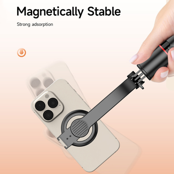 מוט סלפי חצובה עם מגנט Magsafe ושלט רחוק לצילום דגם L20