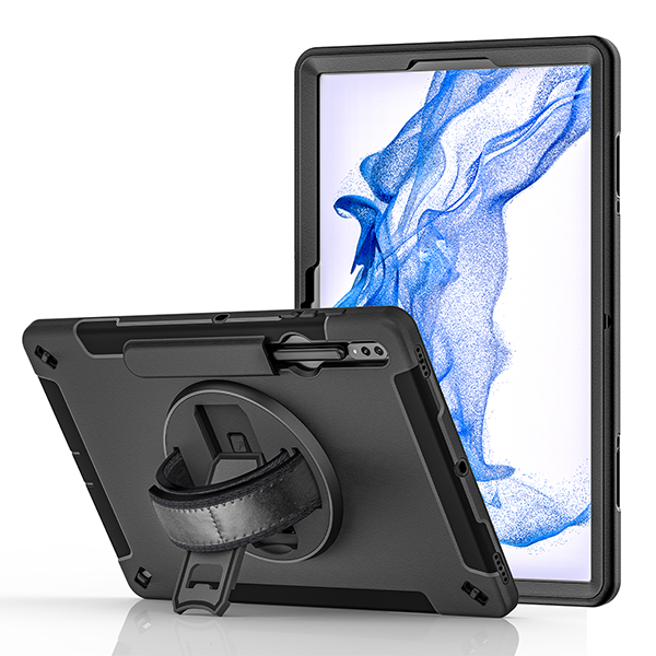 כיסוי קשיח Samsung Galaxy Tab S8 עם רצועת נשיאה FTL Pro