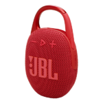 רמקול JBL Clip 5 אדום נייד עם סאונד עוצמתי ועמידות למים
