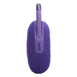 רמקול JBL Clip 5 סגול נייד עם סאונד עוצמתי ועמידות למים