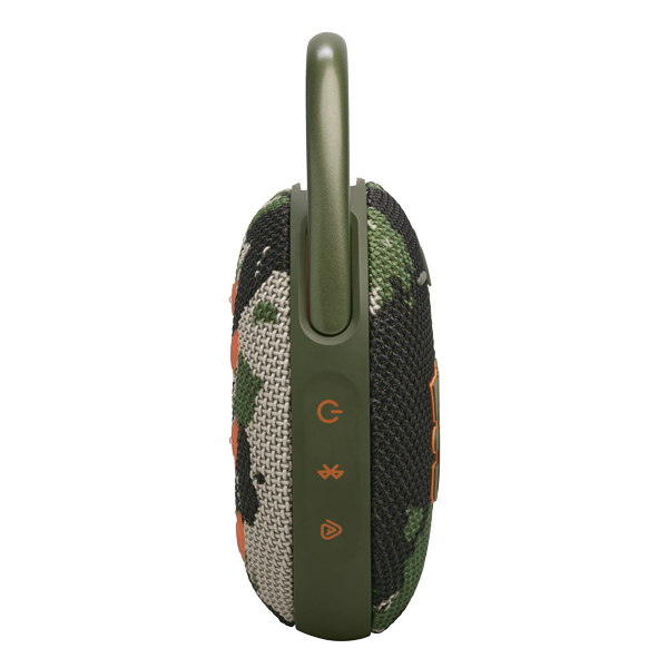 רמקול JBL Clip 5 צבאי נייד עם סאונד עוצמתי ועמידות למים
