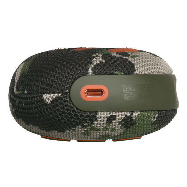 רמקול JBL Clip 5 צבאי נייד עם סאונד עוצמתי ועמידות למים