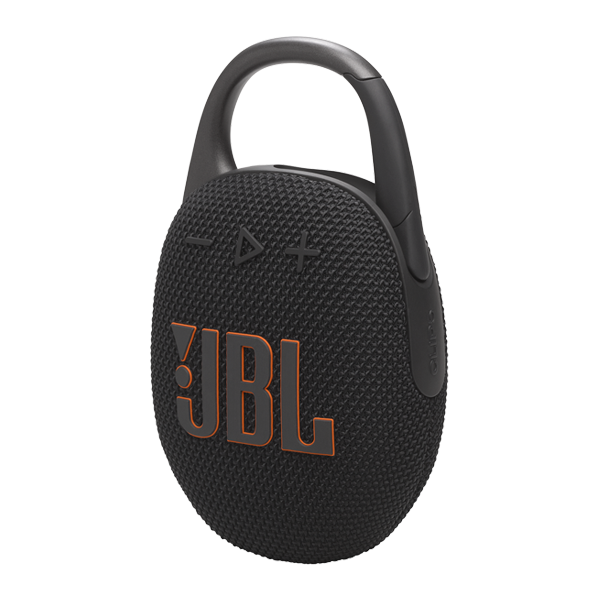 רמקול JBL Clip 5 שחור נייד עם סאונד עוצמתי ועמידות למים