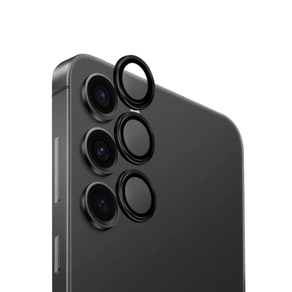 מגן מצלמה לגלקסי S24 שחור עמיד וקשיח Camera Lens Protector
