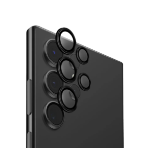 מגן מצלמה לגלקסי S24 אולטרה שחור עמיד וקשיח Camera Lens Protector