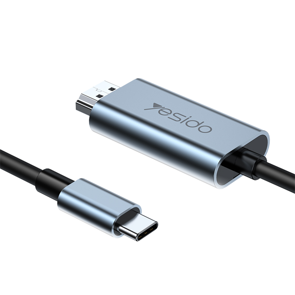 כבל HDMI ל-Type-C 4K באורך 2 מטר חיבור מהיר ותמונה חדה | Yesido HM10