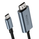 כבל HDMI ל-Type-C 4K באורך 2 מטר חיבור מהיר ותמונה חדה | Yesido HM10
