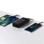 מטען נייד 30000mAh 20W עוצמתי עם טעינה מהירה וצג LED – שחור | Baseus Bipow