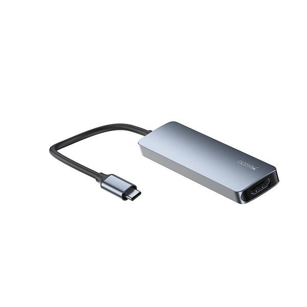 מתאם האב USB-C עם 6 חיבורים כולל HDMI וטעינת PD 60W מבית Yesido