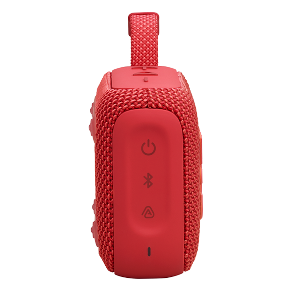 רמקול JBL Go 4 אדום נייד עם סאונד עוצמתי ועמידות למים
