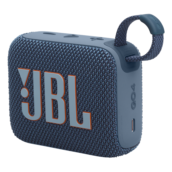 רמקול JBL Go 4 כחול נייד עם סאונד עוצמתי ועמידות למים