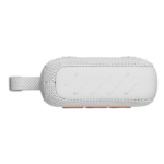 רמקול JBL Go 4 לבן נייד עם סאונד עוצמתי ועמידות למים