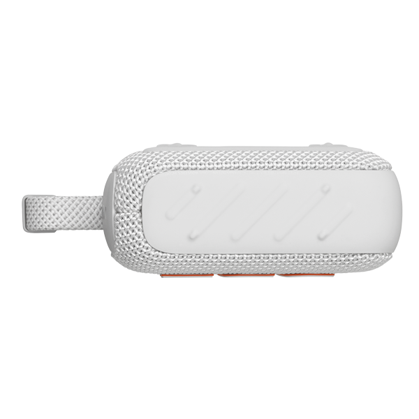 רמקול JBL Go 4 לבן נייד עם סאונד עוצמתי ועמידות למים