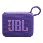 רמקול JBL Go 4 סגול נייד עם סאונד עוצמתי ועמידות למים