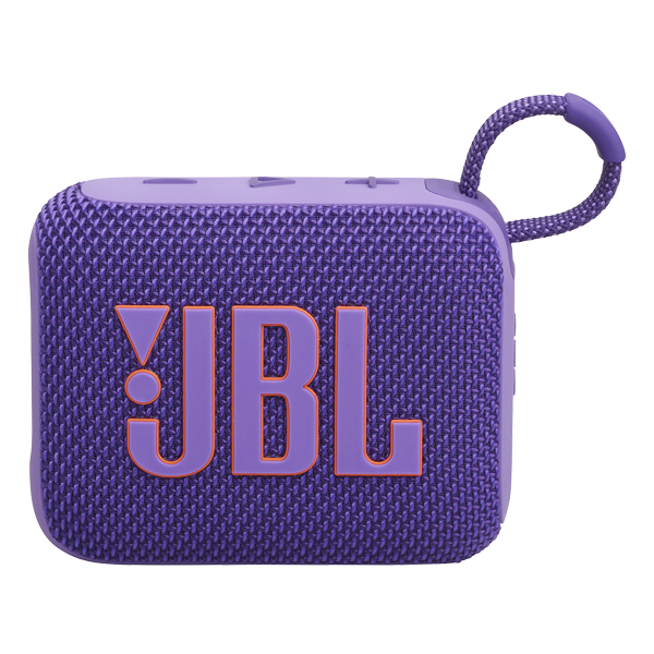 רמקול JBL Go 4 סגול נייד עם סאונד עוצמתי ועמידות למים