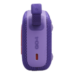 רמקול JBL Go 4 סגול נייד עם סאונד עוצמתי ועמידות למים