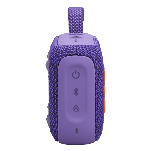 רמקול JBL Go 4 סגול נייד עם סאונד עוצמתי ועמידות למים