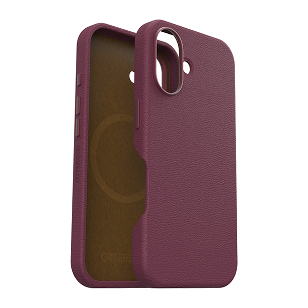 כיסוי Symmetry Cactus Leather ורוד לאייפון 16 להגנה וסטייל OtterBox