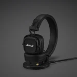 אוזניות Marshall Major 5 שחור | אוזניות אלחוטיות עם 100+ שעות נגינה ועיצוב מתקפל