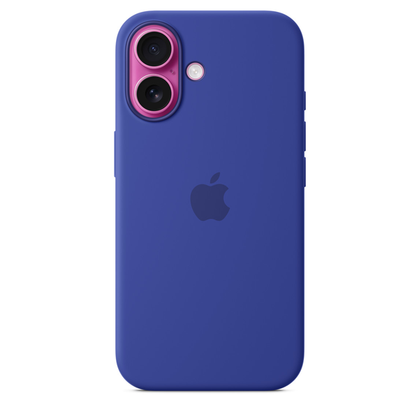 כיסוי סיליקון לאייפון 16 כחול תומך Magsafe מקורי Apple Silicone Ultramarine 3