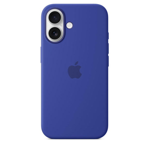 כיסוי סיליקון לאייפון 16 כחול תומך MagSafe מקורי Apple Silicone Ultramarine
