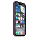 כיסוי סיליקון לאייפון 16 סגול תומך MagSafe מקורי Apple Silicone Plum