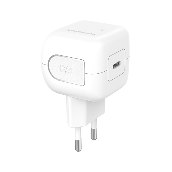 ראש מטען בהספק 45W עם כבל 1 מטר USB-C ל-USB-C מבית PureGear