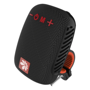 רמקול איכותי לאופניים בצבע שחור עם חיבור Bluetooth וכפתורי שליטה Miracase MBTS640