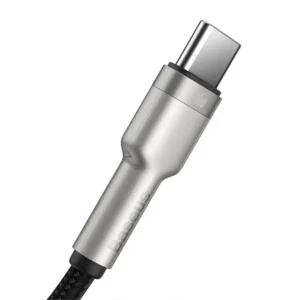 כבל Type-C קצר להעברת נתונים עם טעינה מהירה 66W קומפקטי ונוח Baseus Cafule