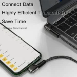 כבל טעינה מהירה 2 מטר בזווית 90 מעלות USB-A ל-Micro מבית Yesido CA81