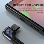 כבל טעינה מהירה 2 מטר בזווית 90 מעלות USB-A ל-Micro מבית Yesido CA81