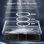 כיסוי שקוף Samsung Galaxy Z Fold5 תומך טעינת MagSafe
