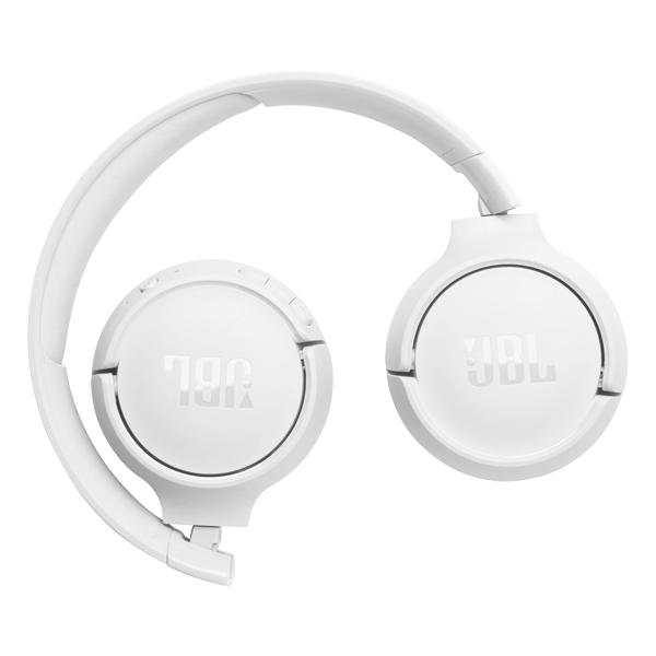 אוזניות אלחוטיות JBL Tune 520BT לבן עם סוללה עוצמתית של עד 57 שעות