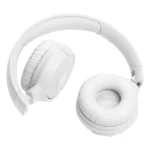 אוזניות אלחוטיות JBL Tune 520BT לבן עם סוללה עוצמתית של עד 57 שעות