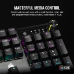 מקלדת גיימינג מכנית Corsair K70 Rgb Pro עם מתגי Cherry Mx ותאורת Rgb לכל מקש
