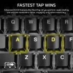 מקלדת גיימינג מכנית Corsair K70 Rgb Pro עם מתגי Cherry Mx ותאורת Rgb לכל מקש