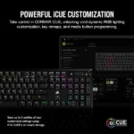 מקלדת גיימינג מכנית Corsair K70 Rgb Pro עם מתגי Cherry Mx ותאורת Rgb לכל מקש