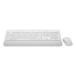 מקלדת ועכבר אלחוטיים לבן Logitech MK650