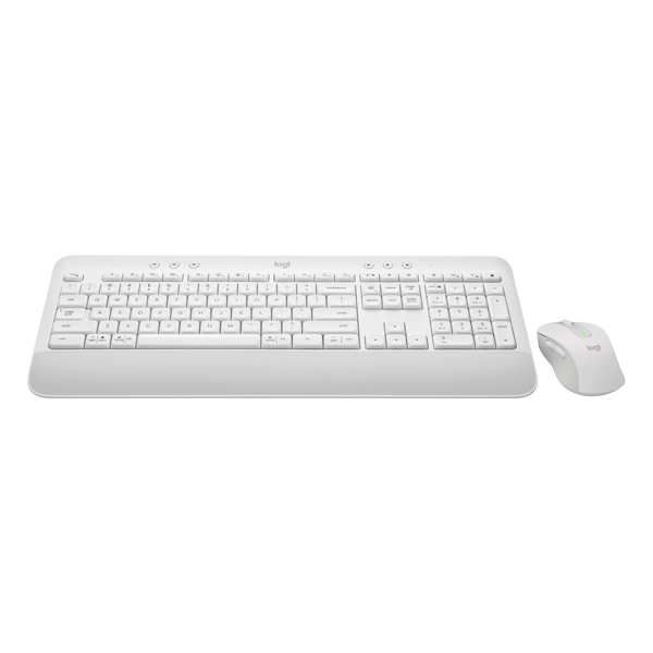 מקלדת ועכבר אלחוטיים לבן Logitech MK650