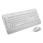 מקלדת ועכבר אלחוטיים לבן Logitech MK650