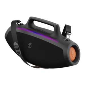 רמקול נייד שחור אלחוטי חזק ביותר ועמיד למים | SkullCandy Barrel Boombox