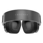 אוזניות גיימינג אלחוטיות Corsair Hs80 Max Wireless שחור עם שמע היקפי Dolby Atmos ומיקרופון איכותי