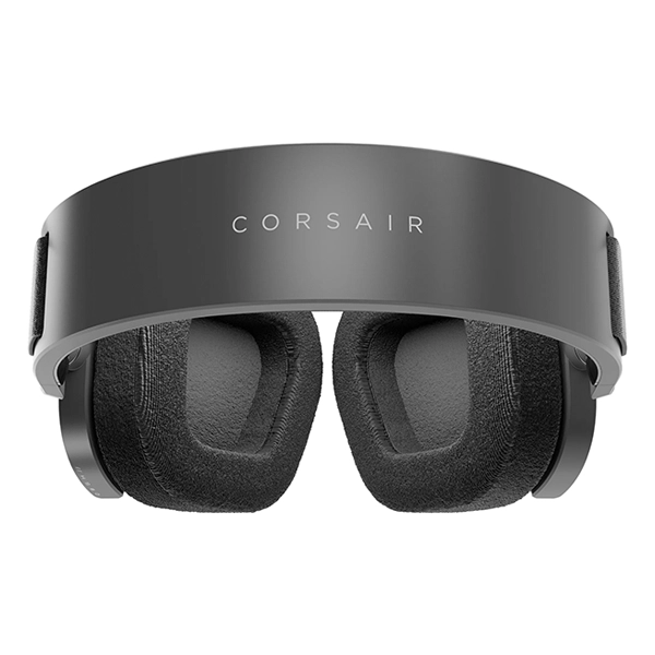 אוזניות גיימינג אלחוטיות Corsair Hs80 Max Wireless שחור עם שמע היקפי Dolby Atmos ומיקרופון איכותי