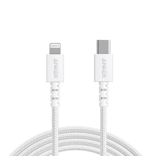כבל Anker Powerline II באורך 1.8 מטר Type-C ל-Lightning עם טעינה מהירה