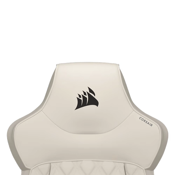 כיסא גיימינג Corsair TC500 LUXE FROST לבן עם תמיכה ארגונומית וריפוד נושם