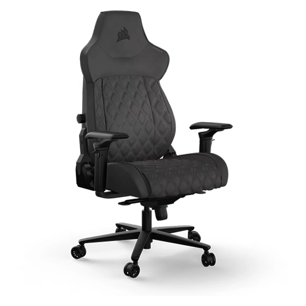 כיסא גיימינג Corsair TC500 LUXE SHADOW שחור עם תמיכה ארגונומית וריפוד נושם